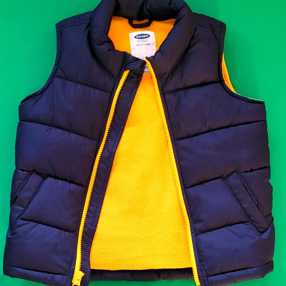 Old Navy kids Bubble Down Vest Jacket